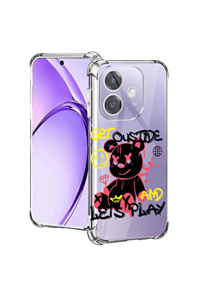 bestcase Carcasă spate antișoc pentru Oppo A60 5G / A40 / A40M, Teddy Bear Le...