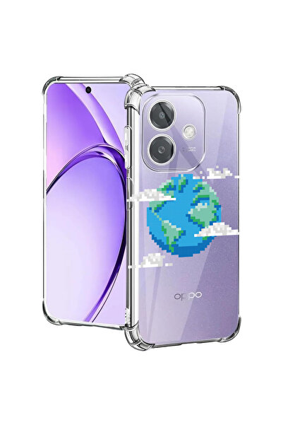 bestcase Carcasă spate antișoc pentru Oppo A60 5G / A40 / A40M, Minecraft Ear...