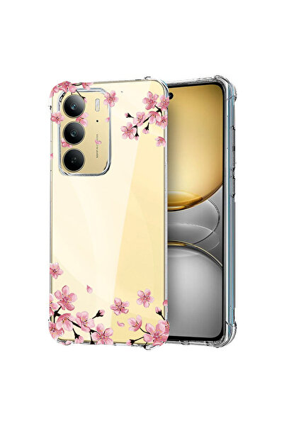 bestcase Carcasă spate antișoc pentru Realme C75, culori pastelate - flori, 1...