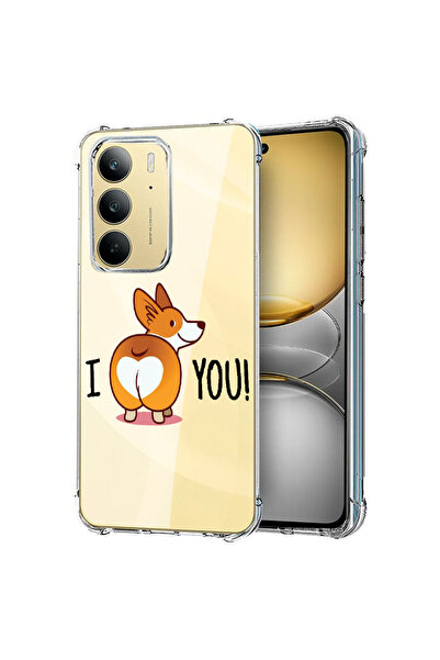 bestcase Carcasă spate antișoc pentru Realme C75, emoji dulce cu cățeluș, 198...