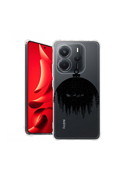 bestcase Carcasă spate antișoc pentru Xiaomi Redmi Note 14 5G, Glob de Crăciu...