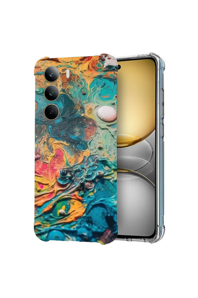 bestcase Αντικραδασμική πίσω θήκη για Realme C75, ζωντανά χρώματα, 1988296 AS...