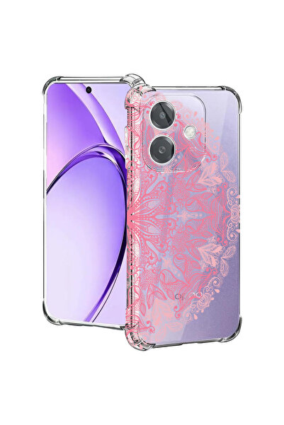 bestcase Carcasă spate antișoc pentru Oppo A60 5G / A40 / A40M, roz dantelă, ...