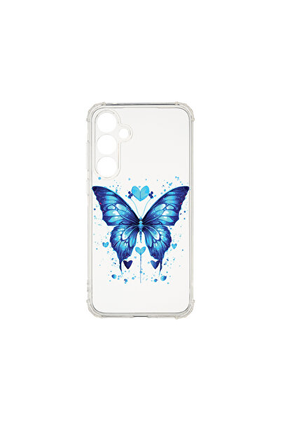 bestcase Carcasă spate antișoc pentru Samsung Galaxy A16, fluture albastru, 1...