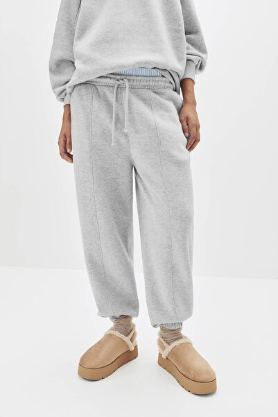Pull & Bear Cuffed tracksuit bottoms