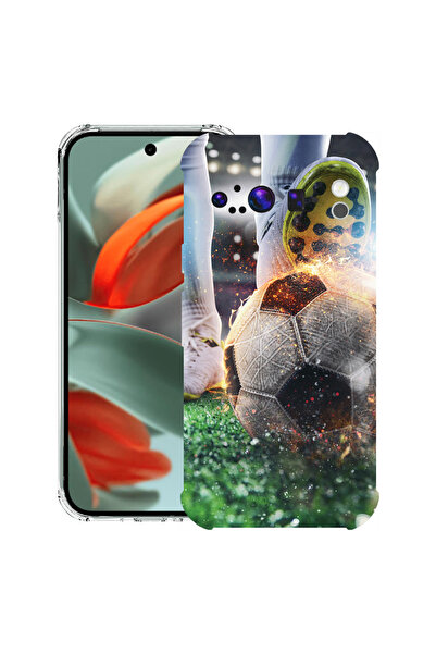 bestcase Αντικραδασμική θήκη πλάτης για Google Pixel 9 Pro XL, Ποδόσφαιρο, 19...