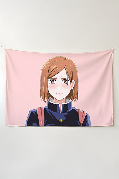 Charmbi Tapiserie orizontală Jujutsu Kaisen – Tapiserie de perete din țesătur...