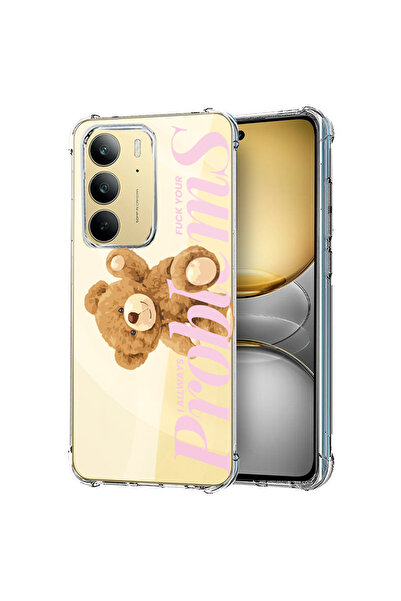 bestcase Carcasă spate antișoc pentru Realme C75, Teddy Bear - Problemele tal...