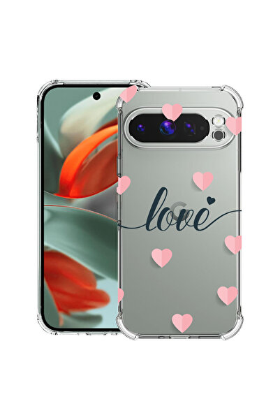 bestcase Carcasă spate antișoc pentru Google Pixel 9 Pro XL, Love Flying Hear...