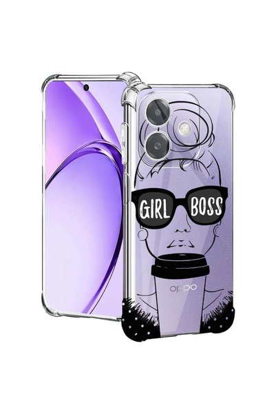 bestcase Αντικραδασμική θήκη πίσω για Oppo A60 5G / A40 / A40M, Girl Boss, 20...