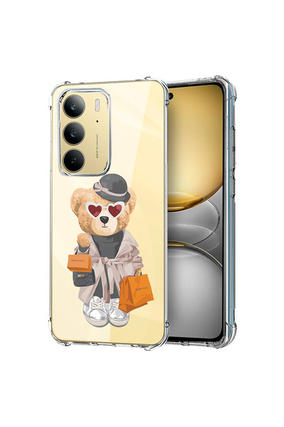 bestcase Carcasă spate antișoc pentru Realme C75, Teddy Bear Shopping, 198829...