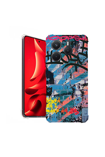 bestcase Carcasă spate antișoc pentru Xiaomi Redmi Note 14 5G, Graffiti Wall,...