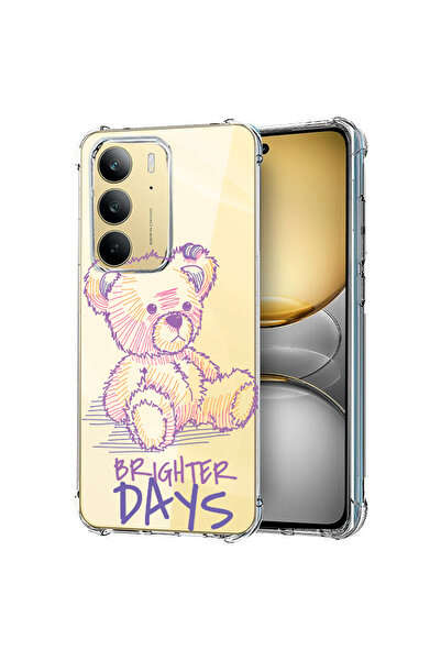 bestcase Carcasă spate antișoc pentru Realme 14x 5G, Teddy Bear Brighter Days...