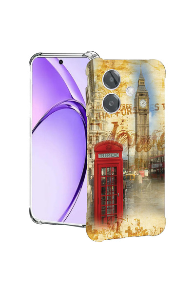bestcase Carcasă spate antișoc pentru Oppo A60 5G / A40 / A40M, Londra, 20045...