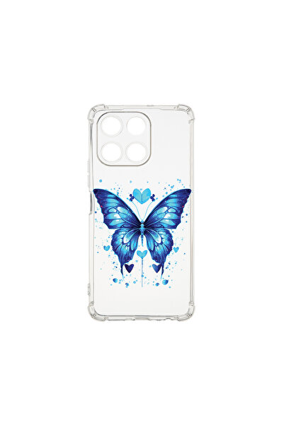 bestcase Carcasă spate antișoc pentru Honor 200 Smart, fluture albastru, 1925...