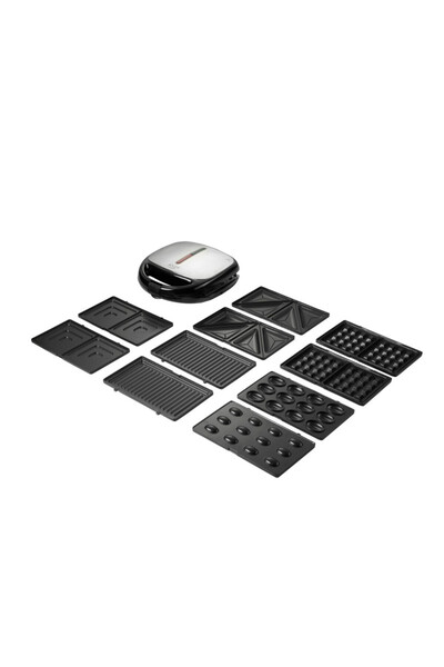 adler Sandwich and dessert maker AD 3040, 1200W, 5 types of plates, Non-stick...