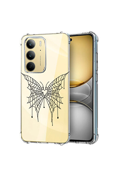 bestcase Carcasă spate antișoc pentru Realme 14x 5G, Butterfly, 1988297 AS 1042