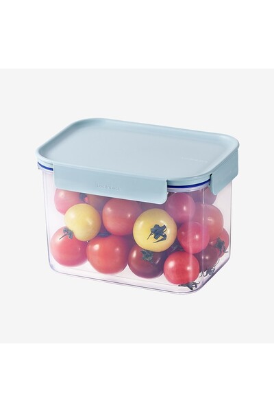 locknlock Classic Plus Rectangle Food Container 2L – Mint, 4-Side Locking, Stackable & Leakproof