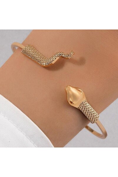 Pursehuit Brățară aurie, reglabilă, formă de șarpe, Claire C1