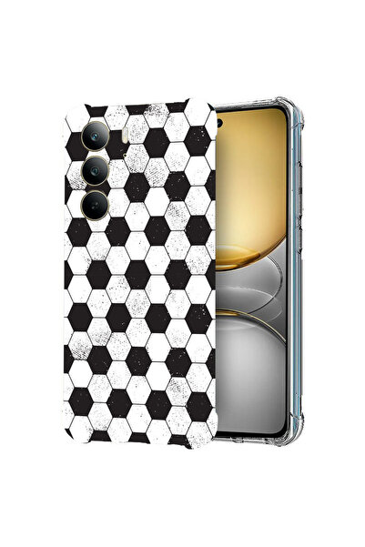 bestcase Carcasă spate antișoc pentru Realme 14x 5G, model fotbal, 1988297 AS...