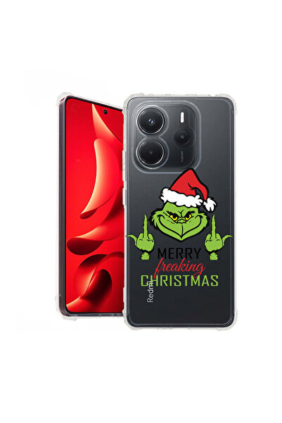 bestcase Carcasă spate antișoc pentru Xiaomi Redmi Note 14 5G, Grinches - Mer...