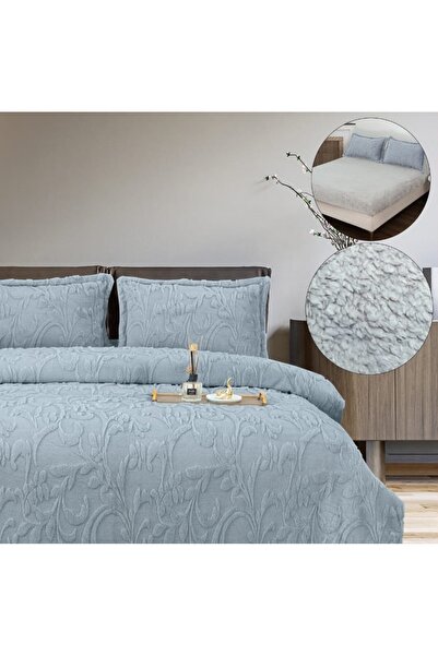 CHIRASO COCOLINO Underwear Fur on the inside, ELASTIC sheet 180x200, Duvet cover 200x230, 2 Sides