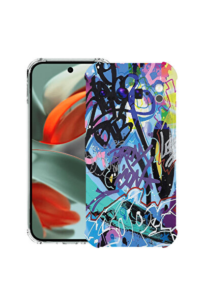 bestcase Carcasă spate antișoc pentru Google Pixel 9 Pro XL, Graffiti, 194601...