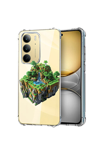 bestcase Carcasă spate antișoc pentru Realme 14x 5G, Minecarft World, 1988297...