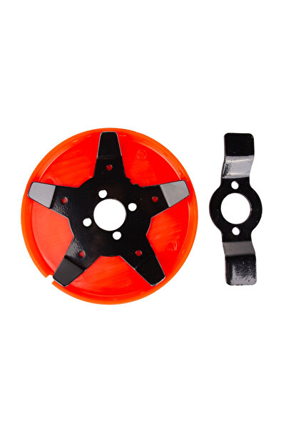 Greentech 5 Kollu Çelik Plastik Korumalı Motorlu Tırpan Fide Ağaç Dip Temizle...