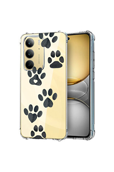 bestcase Carcasă spate antișoc pentru Realme 14x 5G, Dog Paw, 1988297 AS 1013