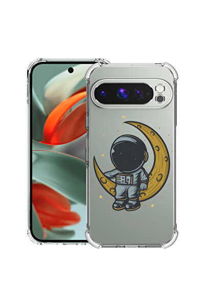 bestcase Carcasă spate antișoc pentru Google Pixel 9 Pro XL, Astronaut pe Lun...