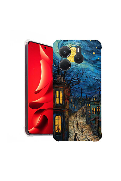 bestcase Carcasă spate antișoc pentru Xiaomi Redmi Note 14 4G, Van Gogh City ...