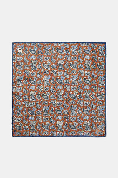 W Collection LACİVERT KETEN MENDİL