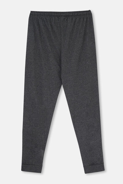 Dagi Anthracite Melange Jogger Knitted Trousers