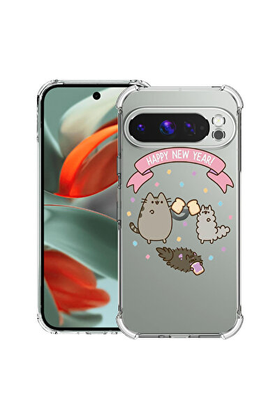 bestcase Carcasă spate antișoc pentru Google Pixel 9 Pro XL, An Nou Fericit, ...