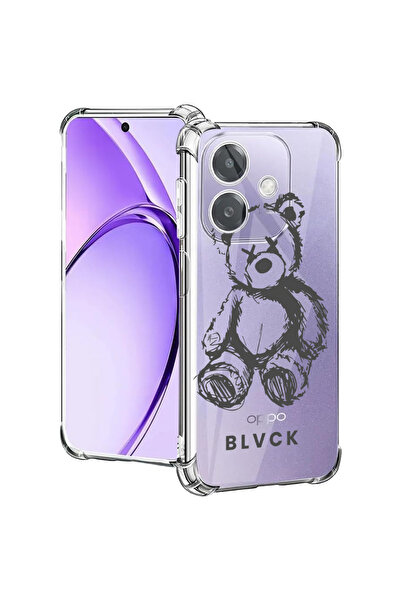 bestcase Carcasă spate antișoc pentru Oppo A60 5G / A40 / A40M, Teddy Bear Bl...