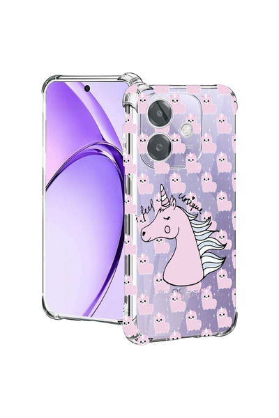bestcase Carcasă spate antișoc pentru Oppo A60 5G / A40 / A40M, Unicorn - I F...