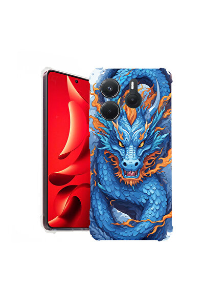 bestcase Carcasă spate antișoc pentru Xiaomi Redmi Note 14 5G, Blue Dragon, 1...
