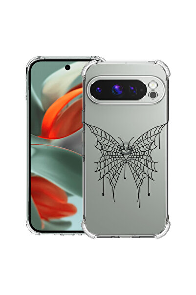 bestcase Carcasă spate antișoc pentru Google Pixel 9 Pro XL, fluture, 1946015...