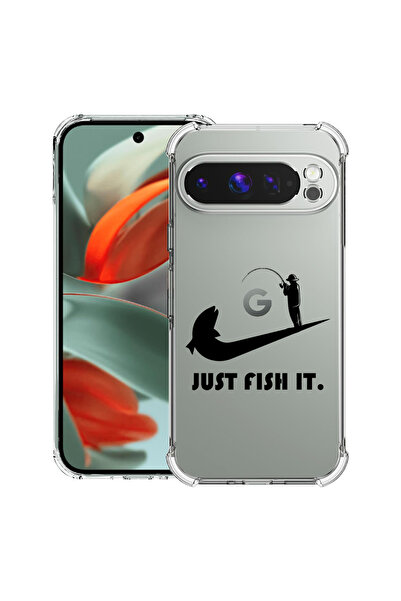 bestcase Carcasă spate antișoc pentru Google Pixel 9 Pro XL, Just Fish It, 19...