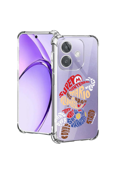 bestcase Carcasă spate antișoc pentru Oppo A60 5G / A40 / A40M, Caligrafie Su...
