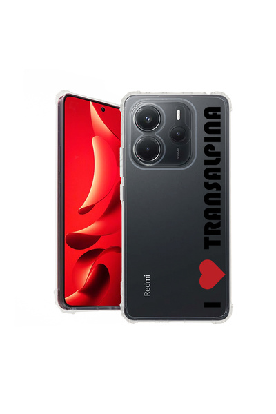 bestcase Carcasă spate antișoc pentru Xiaomi Redmi Note 14 4G, I Love Transal...