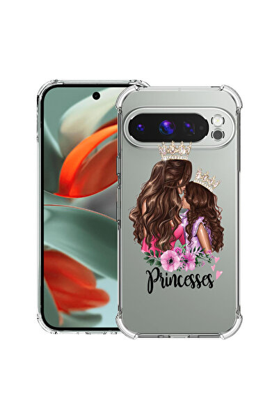 bestcase Carcasă spate antișoc pentru Google Pixel 9 Pro XL, Prințese, Mamă f...