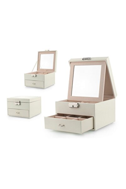 OEM Cutie organizatoare de bijuterii cu sertare și oglindă