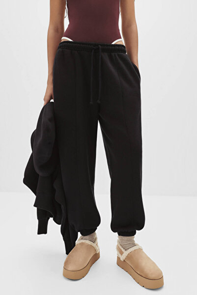 Pull & Bear Cuffed tracksuit bottoms