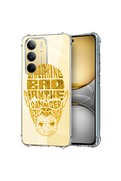 bestcase Carcasă spate antișoc pentru Realme 14x 5G, Calligraphy Braking Bad,...