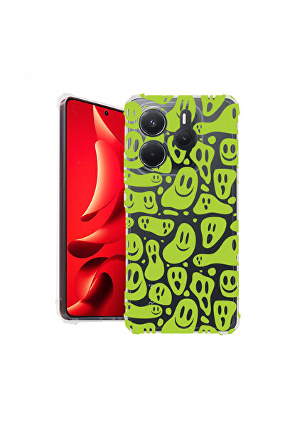 bestcase Carcasă spate antișoc pentru Xiaomi Redmi Note 14 5G, verde acid smi...