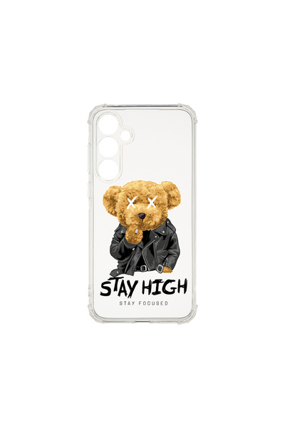 bestcase Carcasă spate antișoc pentru Samsung Galaxy A16, Stay High Teddy Bea...