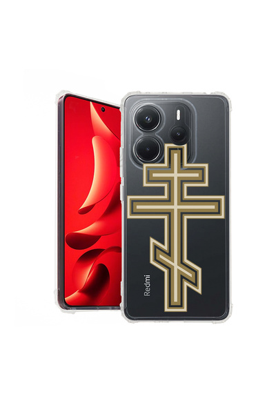 bestcase Carcasă spate antișoc pentru Xiaomi Redmi Note 14 4G, Classic Cross,...