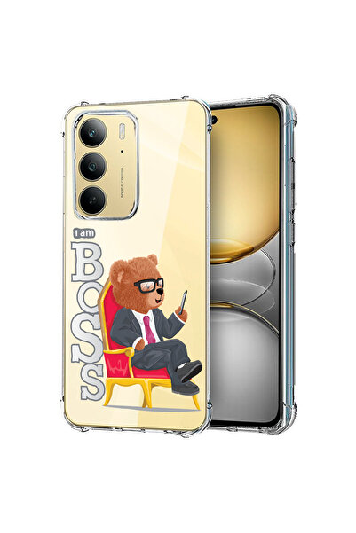 bestcase Carcasă spate antișoc pentru Realme C75, Teddy Bear - I'm Boss, 1988...